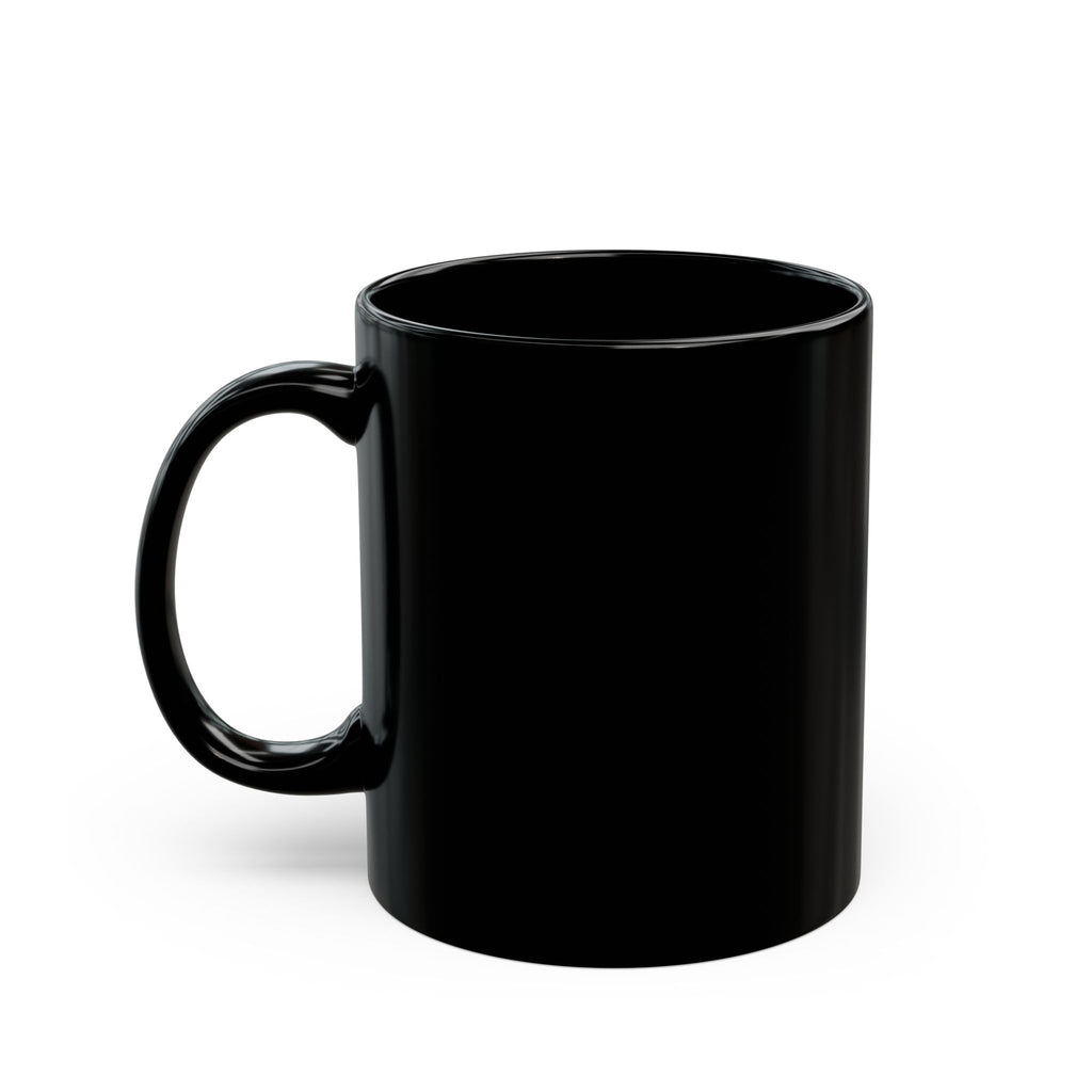 Black Ceramic Mug (11oz & 15oz) — Classic Gloss Coffee Cup