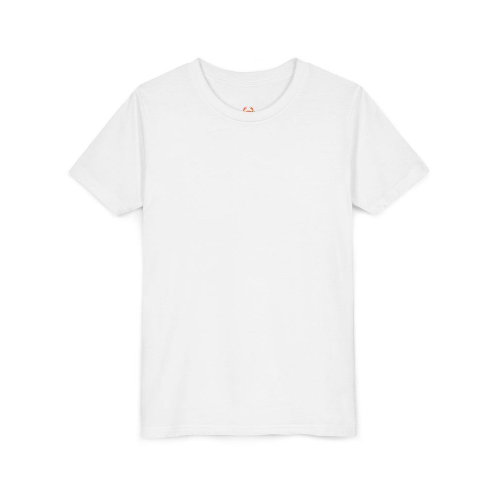 Youth Tee — Blank White Short Sleeve Kids T-Shirt (Plain)