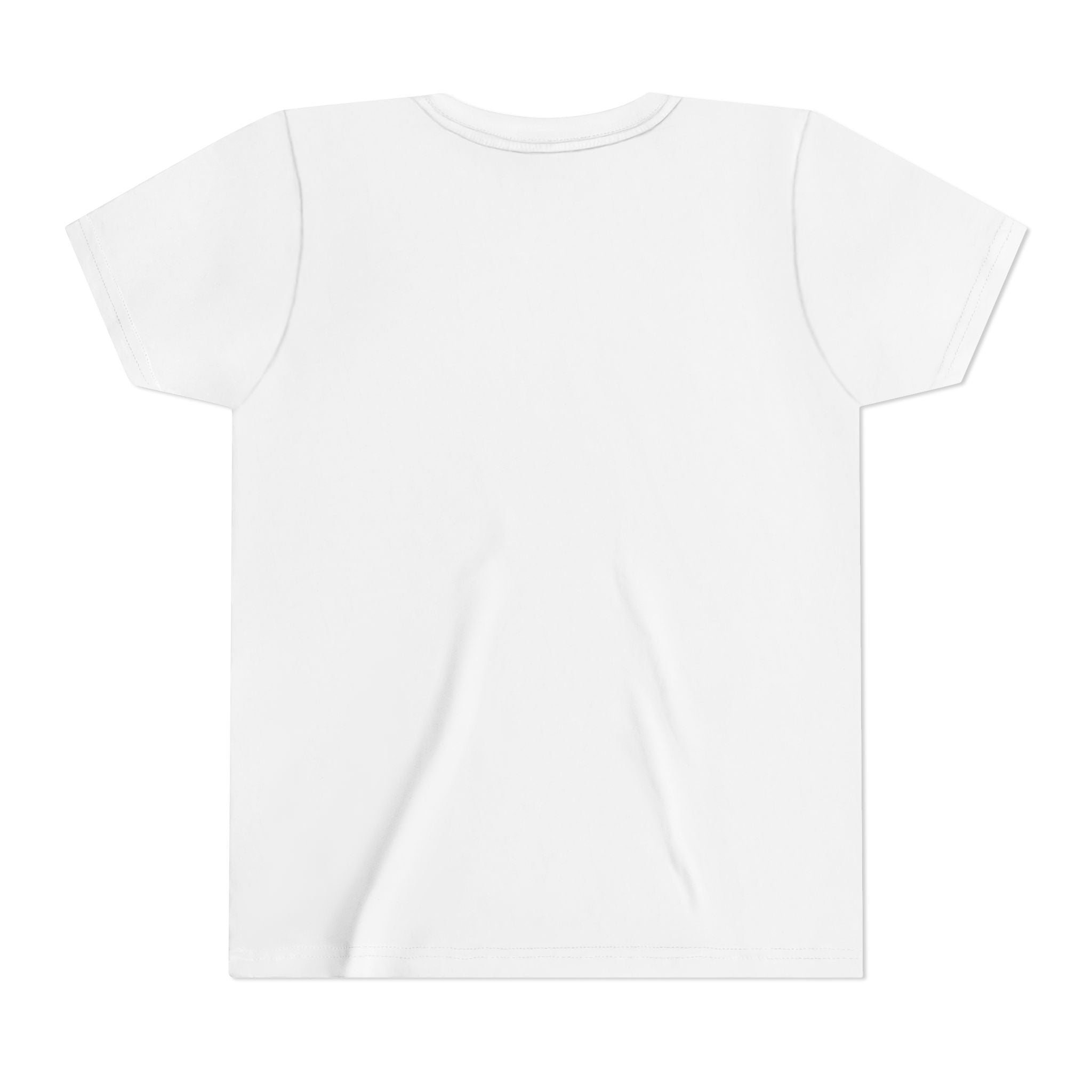Youth Tee — Blank White Short Sleeve Kids T-Shirt (Plain) Bella Canvas