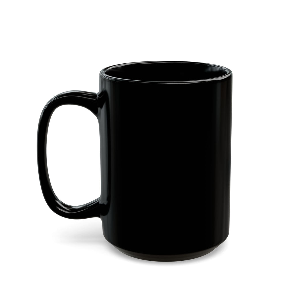 Black Ceramic Mug (11oz & 15oz) — Classic Gloss Coffee Cup