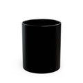 Black Ceramic Mug (11oz & 15oz) — Classic Gloss Coffee Cup