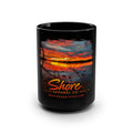 15oz Black Mug — 'Shore Apparel Co.' Chester River