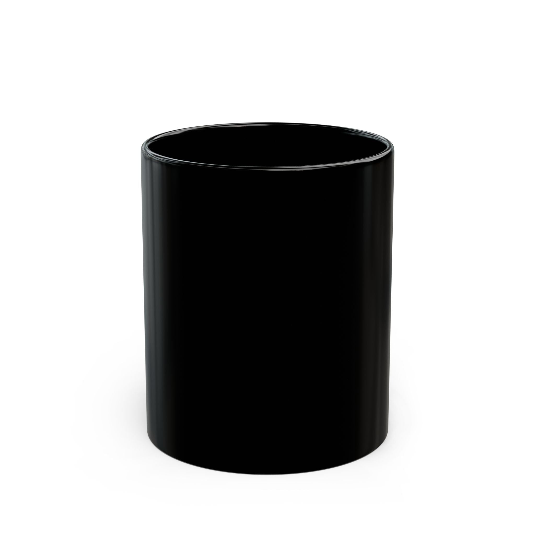 Black Mug — Classic Glossy Coffee Cup (11oz, 15oz)