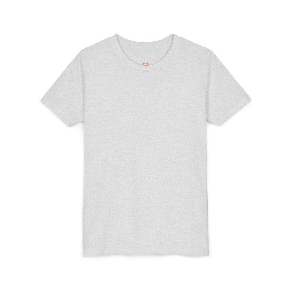 Youth Tee — Blank White Short Sleeve Kids T-Shirt (Plain)