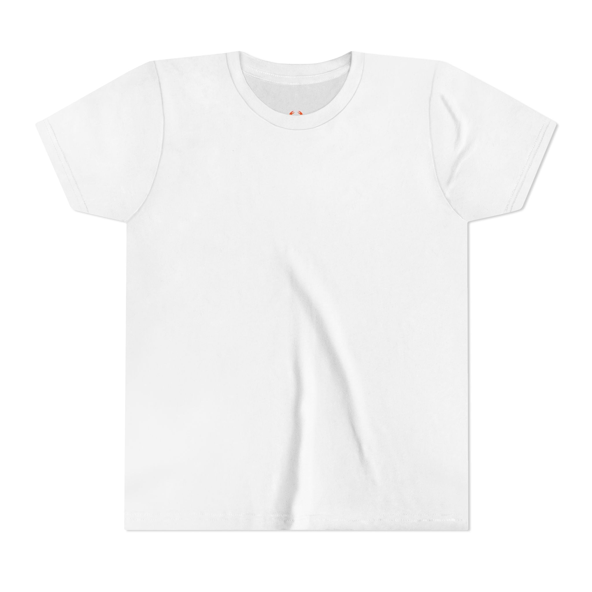 Youth Tee — Blank White Short Sleeve Kids T-Shirt (Plain) Bella Canvas